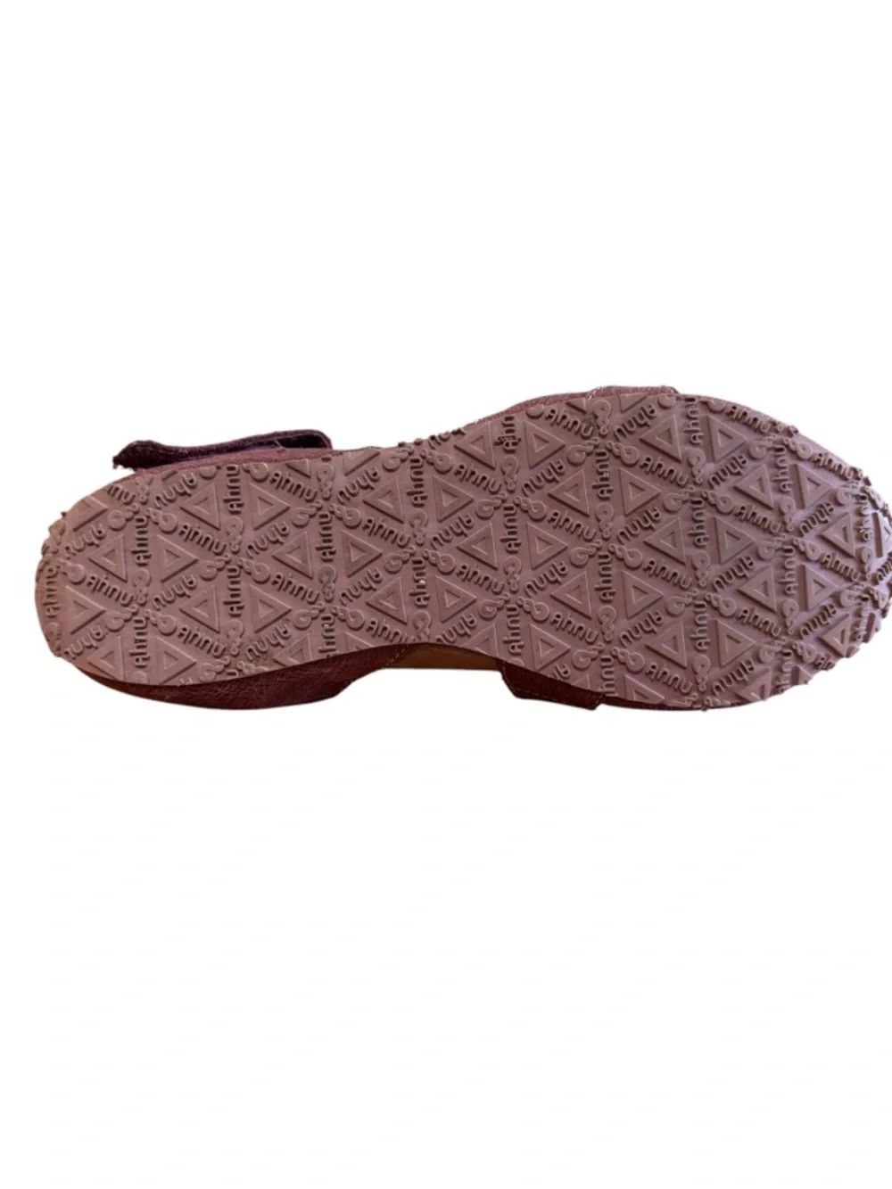 AHNU WOMENS CROSS STRAP MARY JANE FLATS MAUVE 7 NARROW - Picture 8 of 9